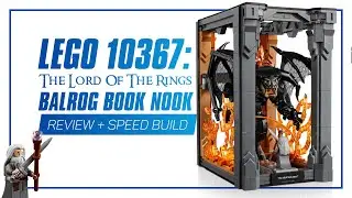 LEGO 10367: The Lord of the Rings: Balrog Book Nook - IN-DEPTH REVIEW
