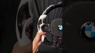 BMW 5 Series G Chassis Carbon Fiber Steering Wheel Upgrade | Custom Performance Interior Mod