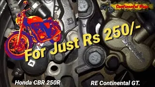 RE Continental GT 535 front brake pads alternative: Don't pay 2100 for brembo pads.