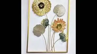 Metal Flower Wall Decor | Wall Hanging #wallhanging #walldecor #metalflower
