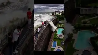 You Won&rsquo;t Believe What This Giant Wave Did to the Dam! 🌊