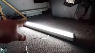 Philips 4 foot fluorescent striplight with a cool daylight T8 fluorescent tube