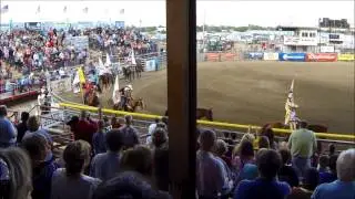 Kaitlyn riding in opening ceremony Dodge City Days Rodeo 2014