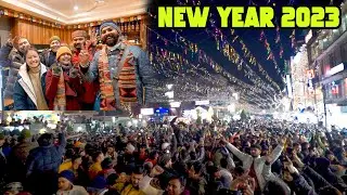 New Year CRAZY Celebration in MANALI😱😱 || Old Manali Snowfall