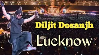Dil Luminati tour Diljit Dosanjh concert in Lucknow. ekana football stadium Lucknow.