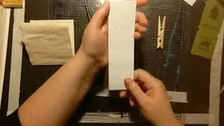 How to make a template for sewing in your signatures.