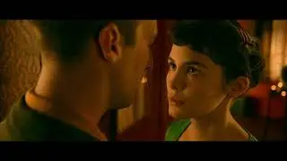 Amélie Poulain - Sweet (non-mouth) kissing movie scene that melts hearts