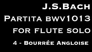 J.S. Bach Partita in A minor BWV 1013 - Victor Somma - flute