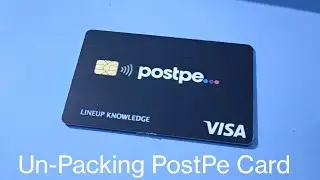 Unboxing Postpe Card I  Postpe card unboxing I Benefits I Charges I Apply postpe card I Unpacking