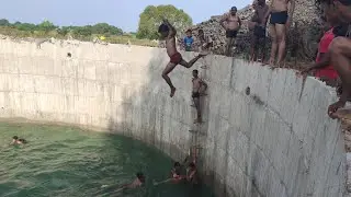 Pure desi swimming pools video by swimming with village village swimming#mutka how to swim