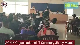 GHD News Jan 26:Goalgaon-o a&middot;sel ong&middot;ani gimin ACHIK dolni IT Secretary Jhony Marak jinmana talata.