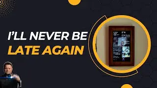 The Digital Wall Display That Transformed My Time Management Forever