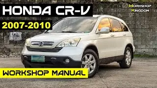 HONDA CR-V (2007-2010) Repair Manual - ENGLISH - Download PDF - Service Factory Workshop