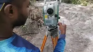 Els company | Surveying maldives | sokkia total station | how to mark coordinate with total station