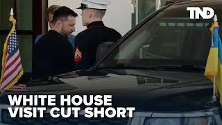 Zelenskyy's White House visit cut short after Trump, Vance & Ukrainian president spar over gratitude