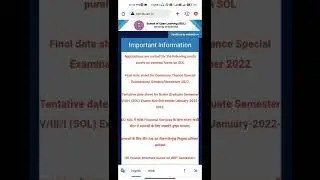 DU SOL Sixth Semester BA Program Result Declared | #shorts #dusol #solresult