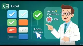 Controls in VBA | Form Controls & ActiveX Controls | Excel VBA for Beginners