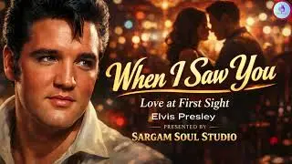 Vintage Elvis-Style Romantic Song | When I Saw You | Love at First Sight | Sargam Soul Studio