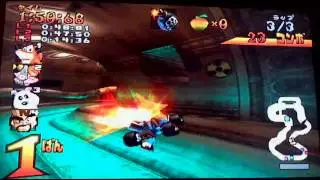 Crash Bandicoot Racing gameplay (Rus comment) part01