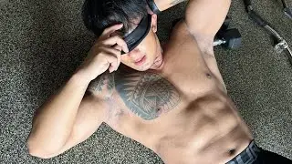 Daffa Cho：Asian fitness male model, stunning physique, breathtaking display