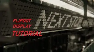 Blender Flipdot Display Tutorial