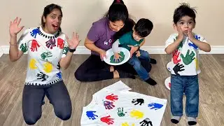Hand Print Color Fun + More Kids Crafts & Art