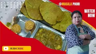 Masala Poori Recipe | चटपटी मसाला पूरी | Kids Lunch box Recipe | Spicy Poori Recipe| Aaradhyakitchen