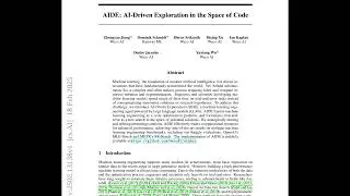 AIDE: AI-Driven Exploration in the Space of Code
