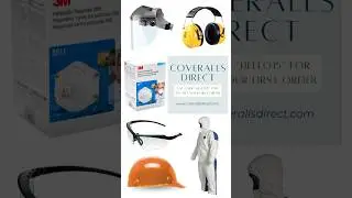 Shop PPE at Coveralls Direct! #ppe #safety #usa #coverall #work #fyp #tyvek #worksafety #3m #mask