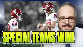 Oklahoma's Special Teams Won them The Game | Oklahoma Defeats Alabama | College Football