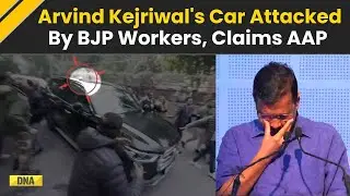 Delhi Election 2025: Arvind Kejriwal Car Attacked By BJP Workers During Campaign, Claims AAP