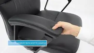 Teddy, High quality modern PU leather Leisure adjustable luxury office armchair swivel chair