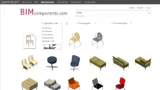 ArchiCAD BIM Components Portal: Searching for Objects