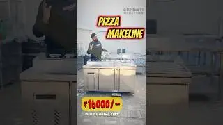 Pizza Makeline Refrigerator - Fast Pizza Prep Table #pizzamakeline #makeline #akreetiindustries