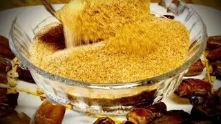SUCRE NATUREL: Comment Je Réalise Mon Sucre De Dattes; Natural Date Sugar