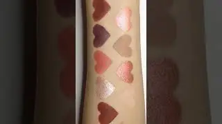 Marvel palette swatches @ucanbemakeup #ytshorts #shorts