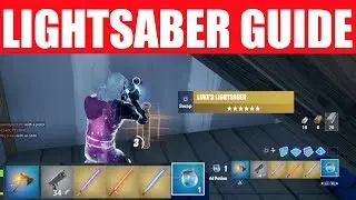 Block damage with a lightsaber & Deal Damage with a lightsaber - How to get a lightsaber Fortinte