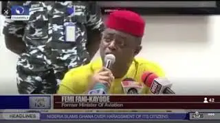 Chief Femi Fani-Kayode  apology after insulting the journalist