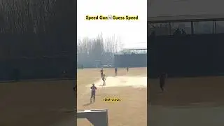 Speed Star Guess Speed🔥#cricket #fastbowling #shorts #cricketshorts