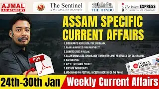 Padma Awards 2026: Winners from Assam | Weekly Current Affairs 2026 for APSC Prelims & Mains