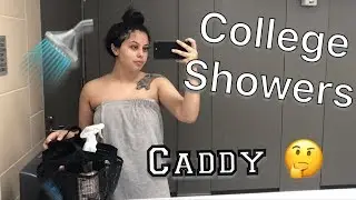 WHAT'S IN MY COLLEGE SHOWER CADDY // PLUS TIPS ON DORM SHOWERING