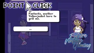 P.E.Noire (Gamemaker) Free Investigative Pixel Art Point and Click Adventure Game School hallway