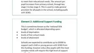 Special Educational Needs  and/or Disability (SEND) in schools. Durham parent guide / toolkit.
