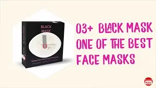O3+ Black Mask Whitening & Purifying Demo & review