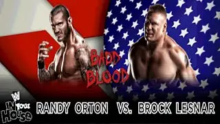 WWE '13: First Blood - Randy Orton vs Brock Lesnar!