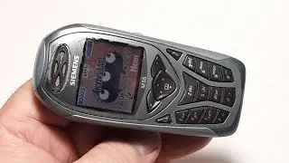 Siemens M55 Sport Version. Спортивный ретро телефон красавчик из Германии 2002 год окраски Palladium