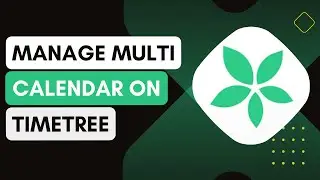 Управление несколькими календарями или расписаниями в Timetree!