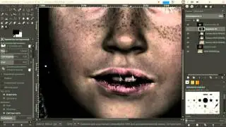Gimp. Ретушь портрета.