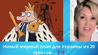 ☝️ Мирный план для Украины из 20 пунктов ⁉️‼️     Елена Бюн