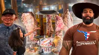 PRIMEIRA VEZ DELES NUM RODIZIO DE CHURRASCO... A REA&Ccedil;&Atilde;O EMOCIONOU TODO MUNDO!
